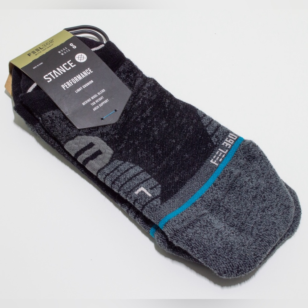Stance RUN WOOL TAB SOCKS Size Small